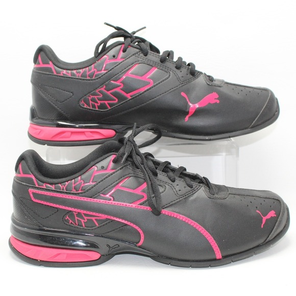 Puma Shoes - Puma Tazon 6 Fracture Womens Sneakers Black Pink 193611-01 Size 11